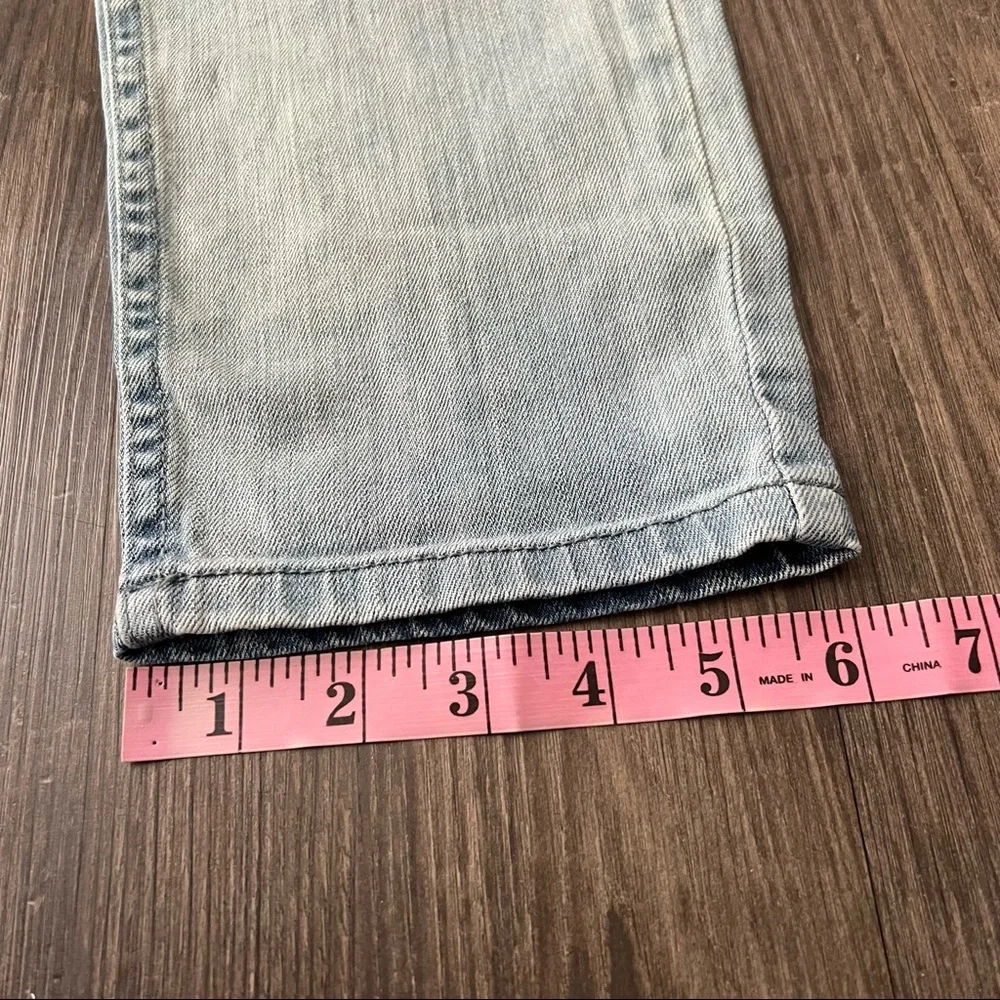 Kruder Bleach Light Wash Button Fly Jeans